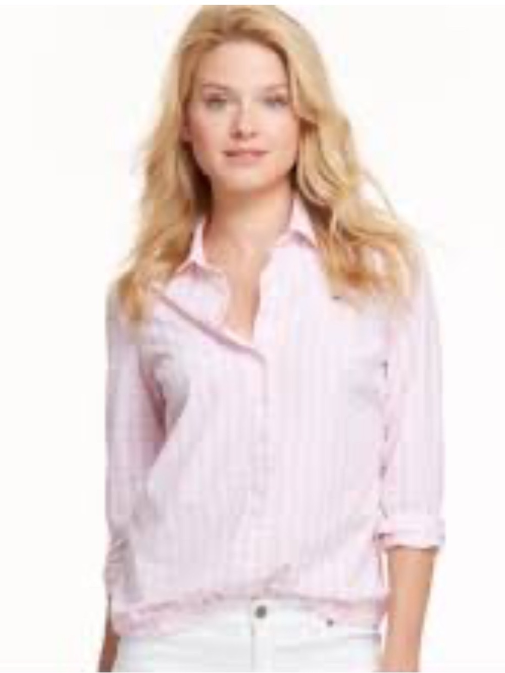 Vineyard Vines Pink Checkered Button-Down Shirt Size-4 Preppy